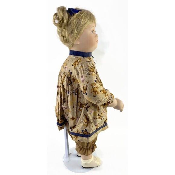 Gustave Wolff Janie Porcelain Doll Wimbledon Collection Original Box & COA 20" - Picture 9 of 12